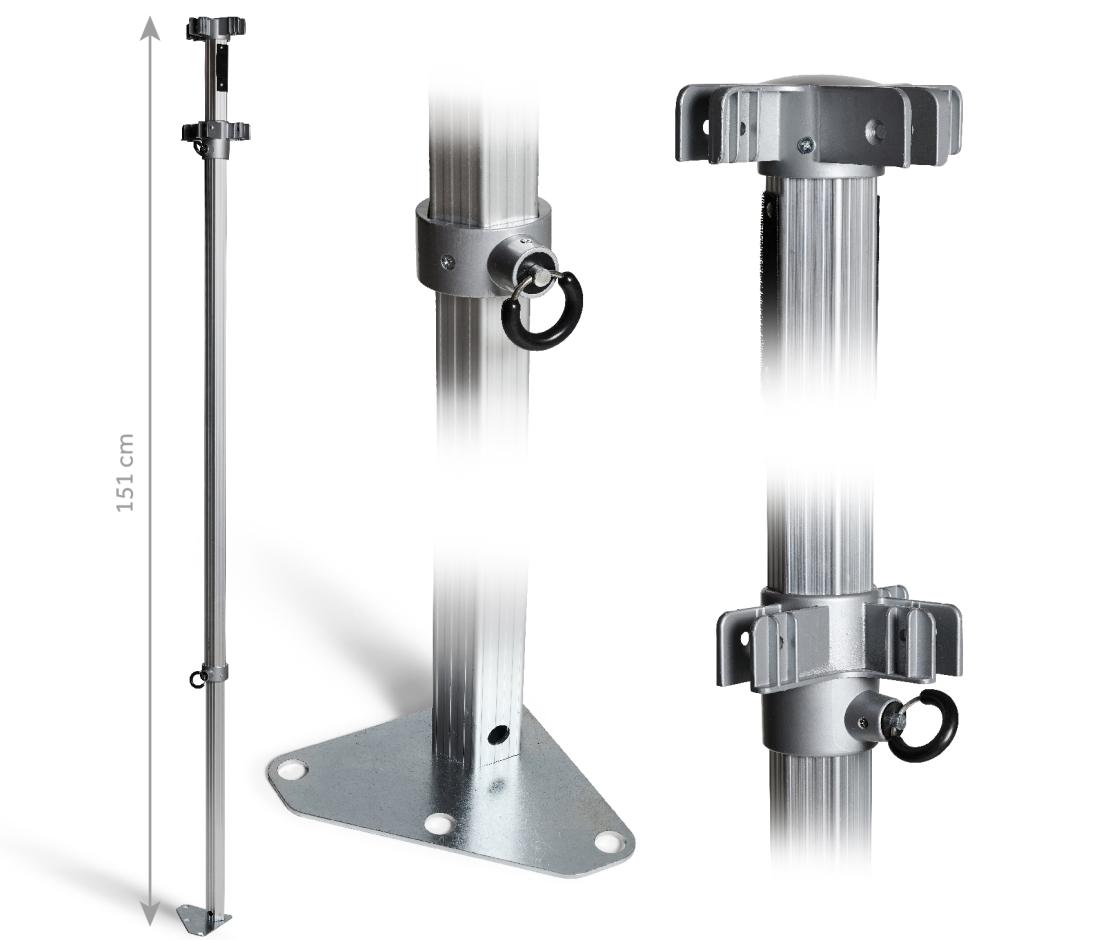 Middenpaal AluHexPRO - 5x5