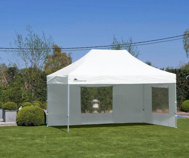 3 x 4,5 m vouwtent AluHexPro wit