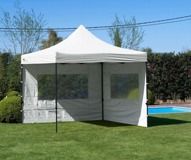 3 x 3 m Wit Vouwtent Premium met zijwanden